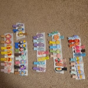 Colorful Kids Hair Clips Set